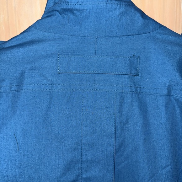 Vintage LONDON FOG Trench Coat Turquoise Blue Women's 16 Reg Belted USA - Picture 11 of 16